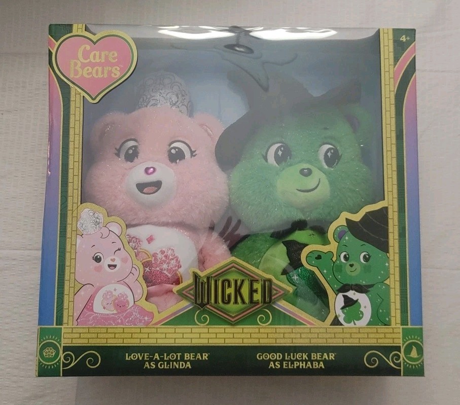 【海外限定】Wicked×CareBearsケアベア　グリンダエルファバ セット 海外限定】Wicked×CareBearsケアベア グリンダエルファバ セット