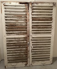 Volets persienne en bois H : 150,5 cm - l : 60cm - ep : 3 cm