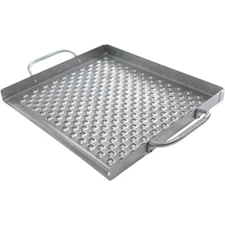 Broil King  15.5 In. W. x 13 In. L. Stainless Steel Flat Grill Topper Tray Broil