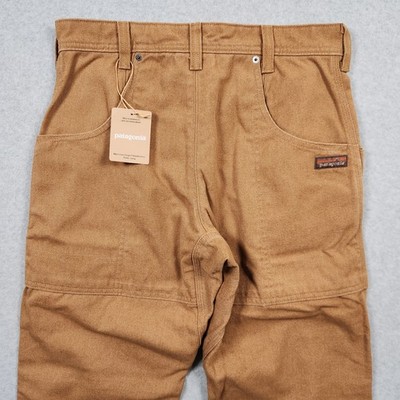 Patagonia Pants Mens 31x34 Brown Iron Forge Double Knee Hemp