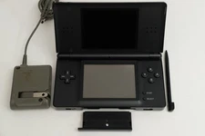 Nintendo DS Lite Onyx Black USG-001 stylus gba cover charger ALL OEM