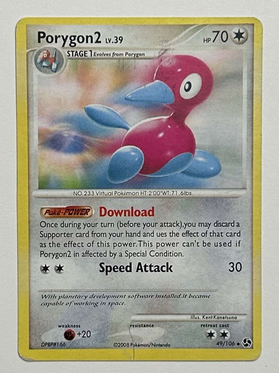 Pokemon Porygon2 Great Encounters Card 49/106 LP Condition