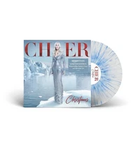 Cher Christmas LP Exclusive Alternate Cover * White & Blue Splatter Vinyl * 2024