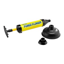 NEW POWER PLUNGER: Opens Toughest Clogged Drains in Sinks, Toilets Showers