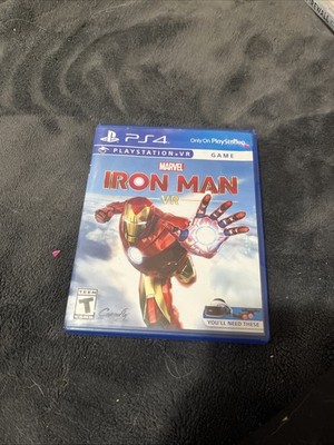 iron man vr play station 4 u need vr head set for it form marvel games