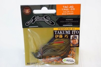 NORIES TAC JIG 1/4oz. - 3/0 Produced by TAKUMI ITO #133 MUD SHRIMP
