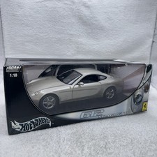 FERRARI 612 SCAGLIETTI SILVER by HOT WHEELS 1:18