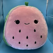 Squishmallow Kellytoy Plush 12" Wanda The Watermelon. Pre-owned.