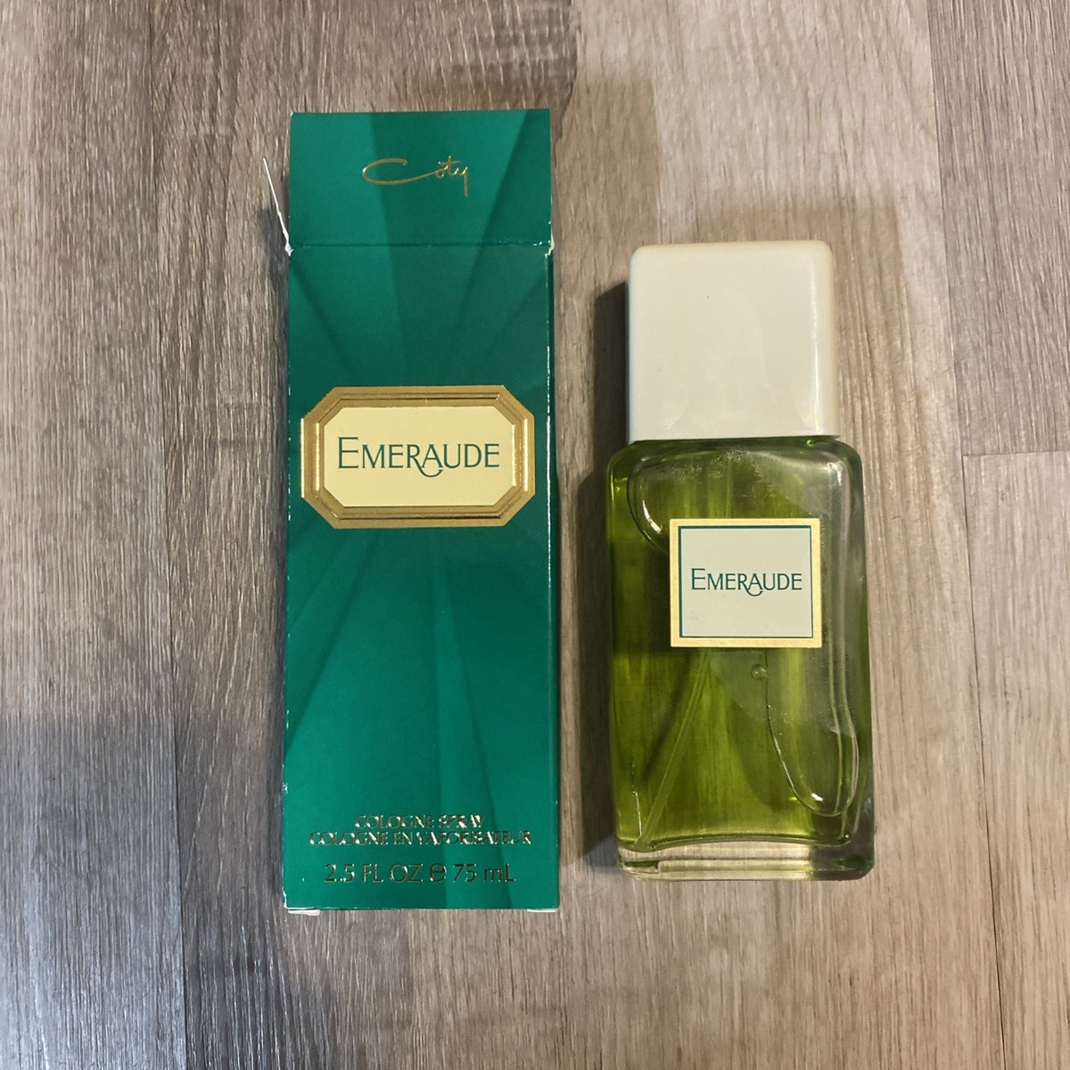 Rare Vintage Emeraude Cologne Spray Perfume Women 2.5 oz 75 mL