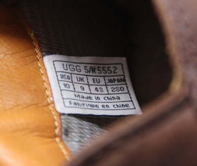 UGG Hiking Boots Mens Size 10 Brown Leather Waterproof Cold  display picture 2