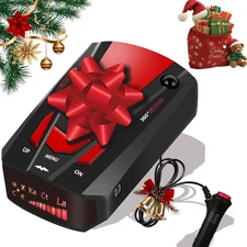 2026 Newly Radar Detector with Mute Memory, City/Highway Mode, Long Range Red 