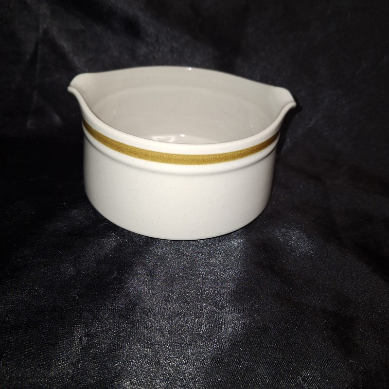 Vintage Daniele Collection Stoneware Gravy Boat~Sauce Bowl~Sand Pebble~Japan~70s