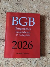 BGB, Bürgerliches Gesetzbuch 27. Auflage 202...