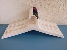 18pk Plastic Clothes Hangers with Clothing Size on Hanger Neck 17" Width