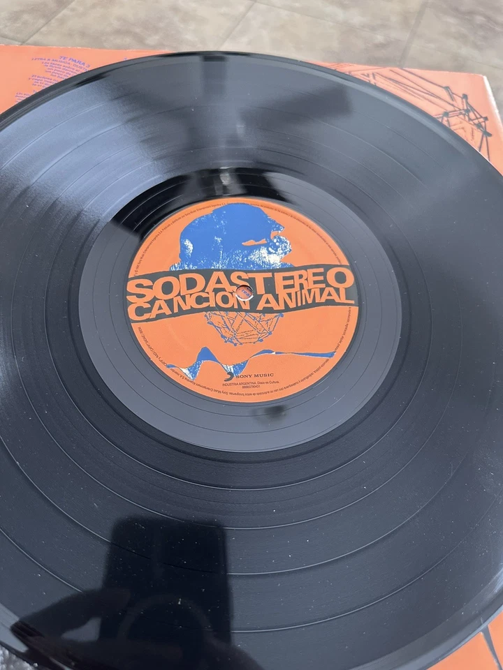 SODA STEREO Cancion Animal LP Vinyl Record Sony Music Latin Rock EX+ Foto 3 de 4
