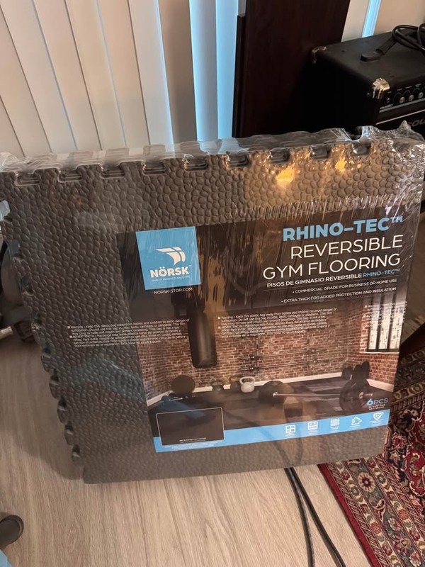 Norsk Rhino-Tec 6-pk Reversible Gym Flooring