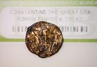 300 AD Ancient Roman Constantine The Great Bronze Coin NICE DETAILS w/  NR — photo 2