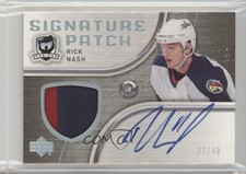2005-06 Upper Deck The Cup Signature 27/40 Rick Nash #SP-RN Patch Auto 1r5l