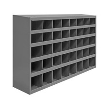 Durham Mfg 349-95 Pigeonhole Bin Unit,40 Compartments,5 Shelves 8-1/2 In D X