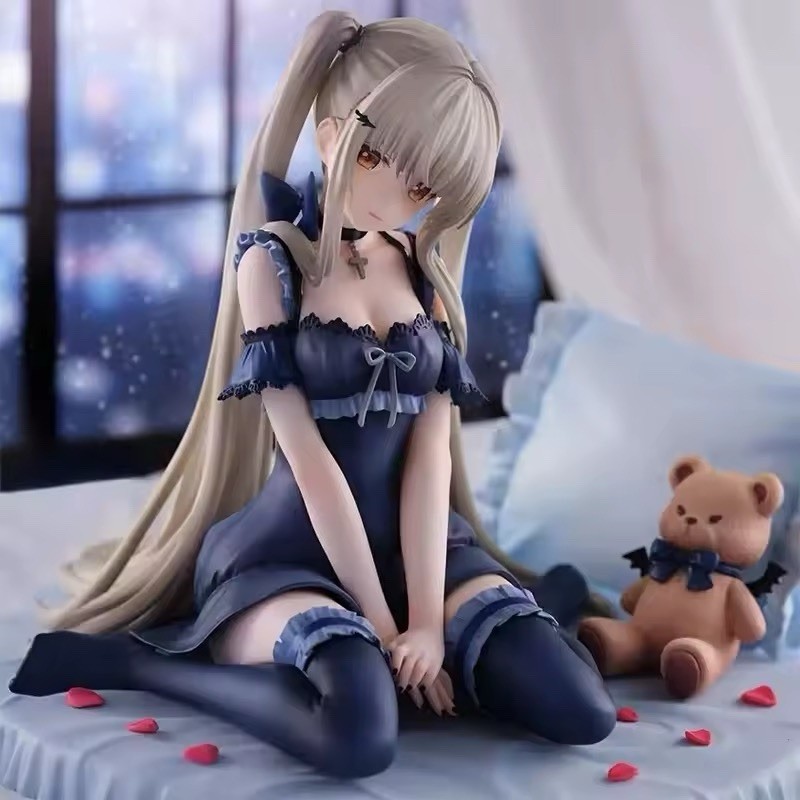 Figurine Shiina Mahiru de 14 cm manga Otonari no Tenshi collector pour vitrine otaku