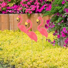 Garden Decorations Outdoor Flamingo Planter Pot Statue Ornaments for The