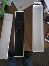 Samsung Galaxy Watch6 Classic Black Leather Band 43mm Smartwatch in Original Box