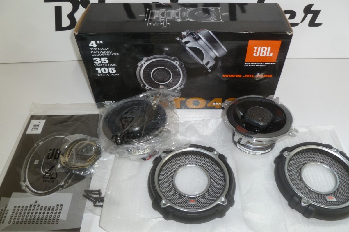 メンテナンス OK plan JBL GTO-428 4 Inch 2-Way Speaker Set 35 Watt RMS 105 Watt Peak