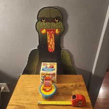 Vintage Wind Up Magic Mouse Bank With Box