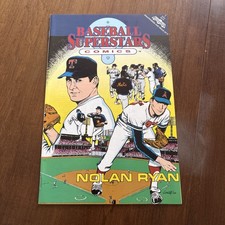 Baseball Superstars Comics #1 (Revolutionary Comics 1991) Nolan Ryan Rare Gem 💎