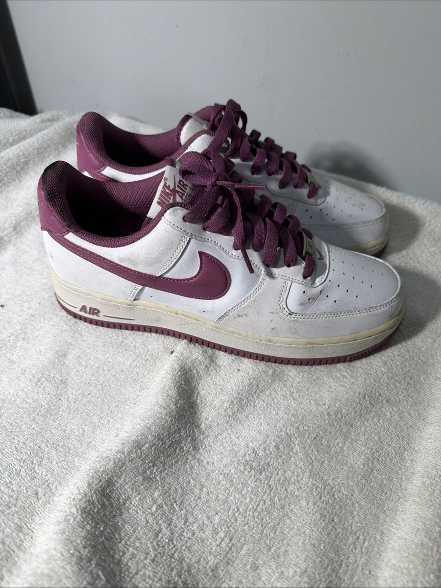 Nike Air Force 1 Low Iridescent Purple Cream Swoosh Athletic Shoes‎ Mens 10 First Look at Air Force 1 Low  main image 4