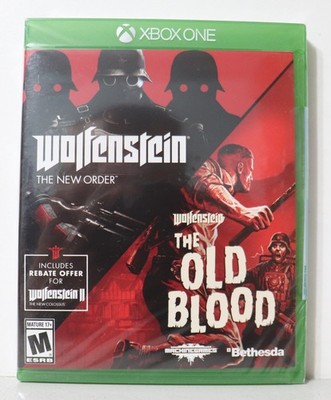 Wolfenstein The Two Pack - The New Order & The Old Blood (Xbox One, 2017) - NEW