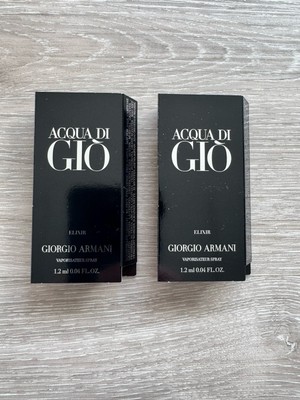 Giorgio Armani Acqua di Gio Elixir Parfum Proben Luxusproben Neuheit 2025