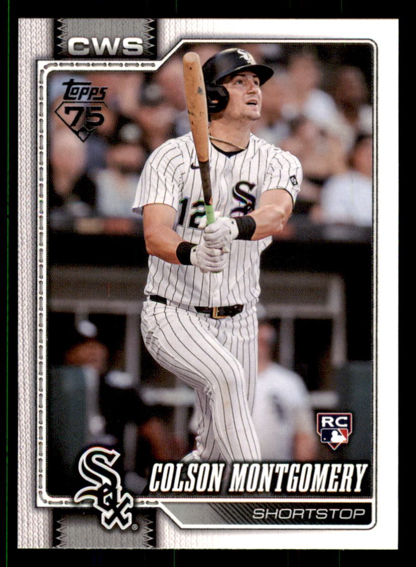 2026 Topps #157 Colson Montgomery Chicago White Sox RC