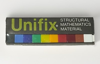 Brand New Unifix Cubes Structural mathematics USA DIDAX Vtg 1970 s Design 870745
