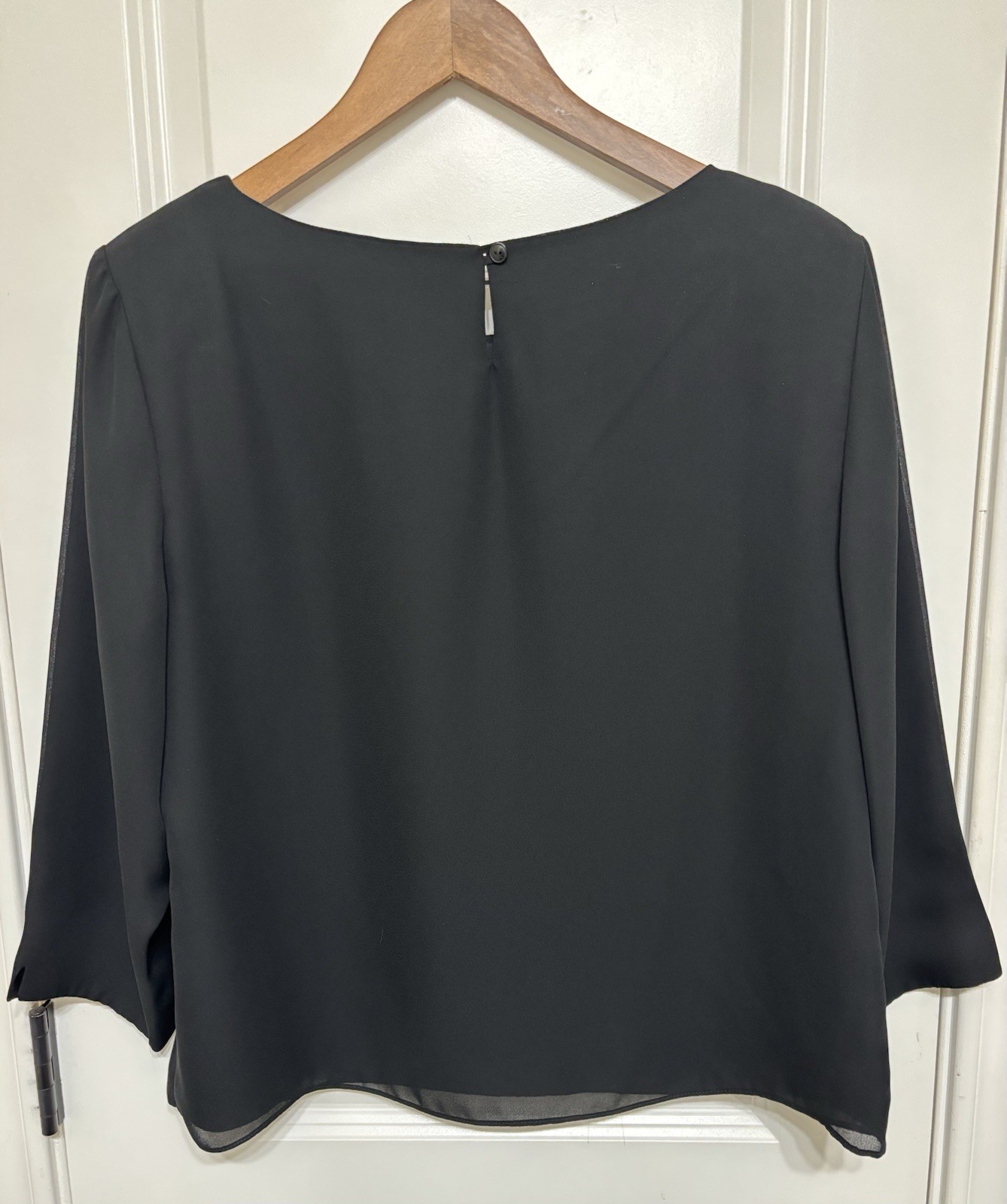 Talbots Elegantly Versatile Black Blouse Women's … - image 2