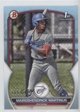 2023 Bowman Prospects Sky Blue 449/499 Mairoshendrick Martinus #BP-55 0o3x