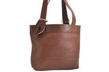 Borsa a tracolla Coach 4140 vintage in pelle marrone Old Coach Classic