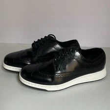 Dr. Martens Gabe SoftWair Oxford Shoes Black Leather Brogue US 7 / EU 39