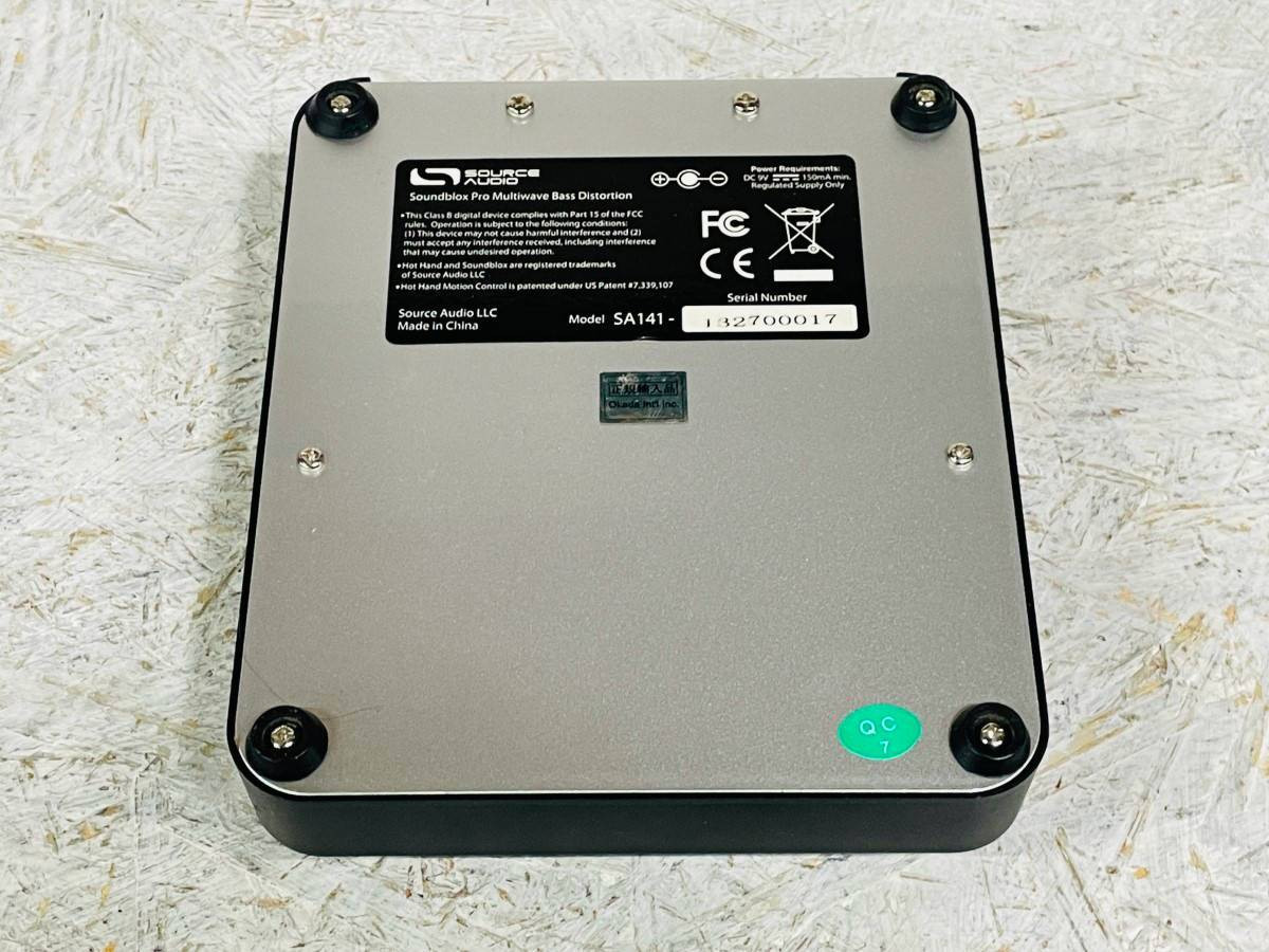 【10486】 multiwave bass distortion SA141 Source Audio Multiwave Bass Distortion SA141, 23 Effects