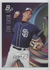2018 Bowman Platinum Top Prospects Purple 184/250 Michel Baez #TOP-24 1p1
