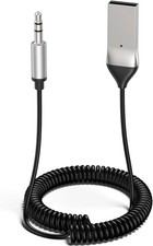 Aux to Bluetooth 5.3 Adapter for Car, USB 2.0 to 3.5mm Bluetooth Receiver