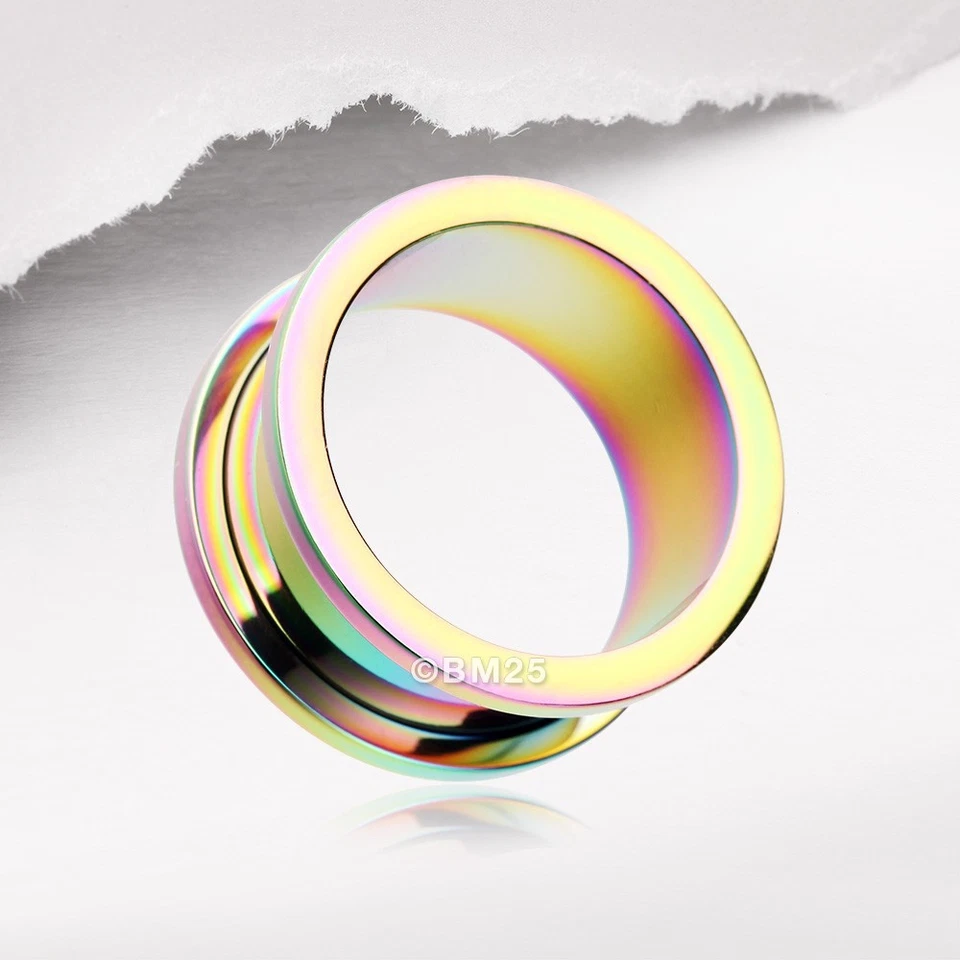 A Pair of Steel Screw-Fit Ear Gauge Tunnel Plug - Image 3 of 4