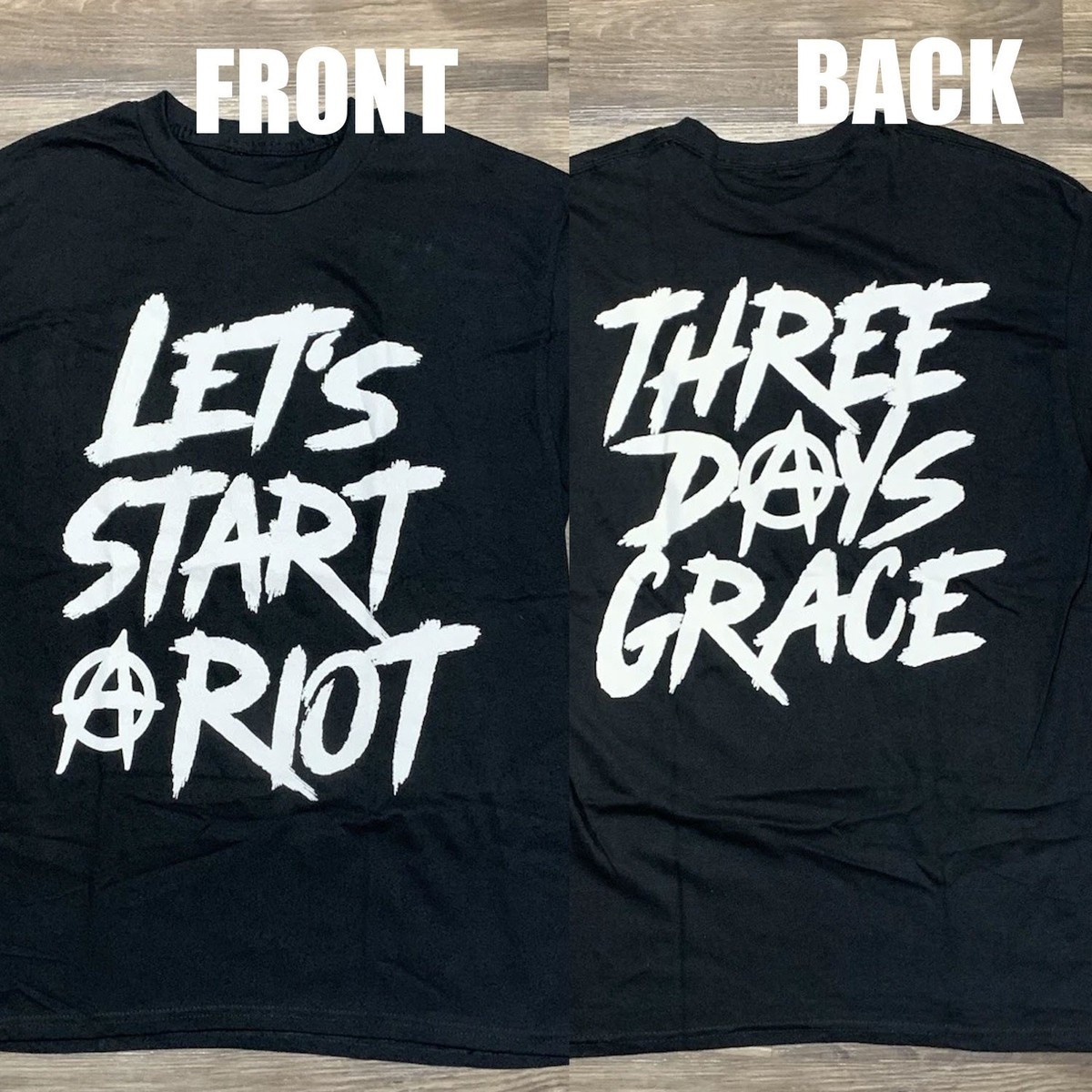 SALE 30% - 2025 Three Days Grace Let's Start A Riot Concert Venue