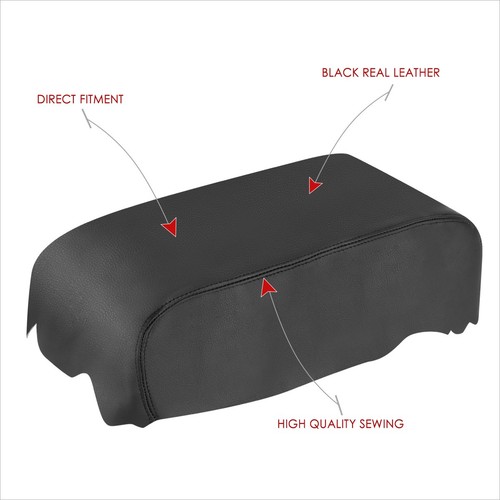 Black Center Console Lid Arm Rest Cover Replacement for Lexus LS430 2001-2006 - Picture 3 of 6
