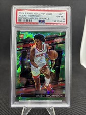 2024 Panini NSCC VIP Gold - Amen Thompson - Rookies Green Sparkle RC #RC7 /99