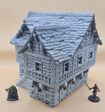 3d Printed Village House 28mm 32mm DnD Miniatures, Tabletop, RPG