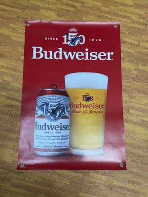Budweiser 150th Anniversary Vinyl Banner | Celebrate 150 Years of Budweiser