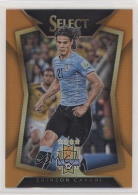 2015 Select Orange Prizm /149 Edinson Cavani (Ball Back Photo Variation) #50 a8r