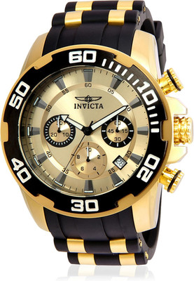 Men's Pro Diver Analog Quartz Black Watch - Model 22346