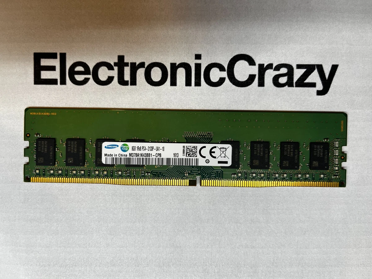 Samsung PC4-17000 (DDR4-2133) Bus Speed Computer RAM 8 GB Capacity